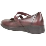 Ragazza Γυναικεία Δερμάτινα Παπούτσια Bordeaux Comfort 0175 - Image 4