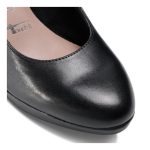 Tamaris μαύρη γυναικεία δερμάτινη γόβα - Image 3