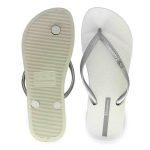 Ipanema Brasil Dade Σαγιονάρες σε Λευκό-Ασημί Χρώμα 1-780-20322-26 - Image 4