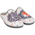 Γυναικείες παντόφλες χειμερινές ADAMS 624-21605-29 Γκρι - Image 5