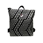 Andlion 0012 μαύρο/λευκό γυναικείο σακίδιο πλάτης