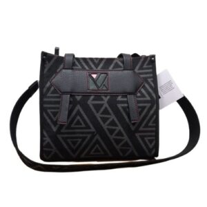 Andlion 0016 μαύρη/λαδί γυναικεία τσάντα ώμου