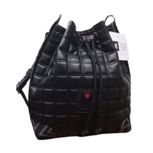 Γυναικεία τσάντα ώμου πουγκί Andlion 0020 καπιτονέ ματ δέρμα