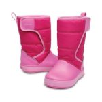 Crocs Παιδικές Γαλότσες για Κορίτσι με Εσωτερική Επένδυση Ροζ Lodgepoint - Image 5