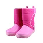 Crocs Παιδικές Γαλότσες για Κορίτσι με Εσωτερική Επένδυση Ροζ Lodgepoint - Image 3