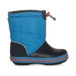 Crocs Παιδικές Γαλότσες για Αγόρι με Εσωτερική Επένδυση Μπλε Crocband Lodgepoint 203509-4A5