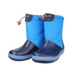 Crocs Παιδικές Γαλότσες για Αγόρι με Εσωτερική Επένδυση Μπλε Crocband Lodgepoint 203509-4A5 - Image 5