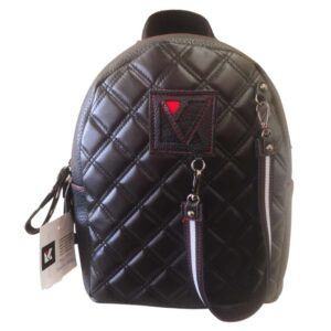 Andlion 0019 μαύρη γυναικεία back pack καπιτονέ ματ δέρμα
