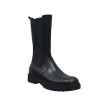 Γυναικείο μαύρο δερμάτινο μπότακι Sagias 5080/Β - Image 3