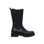 Γυναικείο μαύρο δερμάτινο μπότακι Sagias 5080/Β