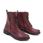 Ragazza 0267 Δερμάτινα Γυναικεία Αρβυλάκια Μπορντό - Image 4