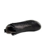 Μποτάκι δερμάτινο ανατομικό Safestep (KA1755) Μαύρο - Image 4