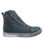 SAFE STEP Μποτάκι δερμάτινο ανατομικό Safestep (KA1755) Πράσινο