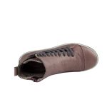 SAFE STEP Μποτάκι δερμάτινο ανατομικό Safestep (KA1755) Ροζ - Image 4