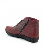 Γυναικεία Δερμάτινα Μποτάκια Softies 7289 - Μπορντώ - Image 3