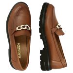 Ragazza 0158 Δερμάτινα Γυναικεία Μοκασίνια Ταμπά - Image 5