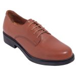 Δερμάτινα Derbies Safe Step 40212 ταμπά - Image 4