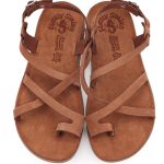 S406 Fantasy Sandals Cappuchino Δερμάτινα Γυναικεία Σανδάλια Ανατομικά - Image 3