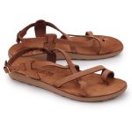 S406 Fantasy Sandals Cappuchino Δερμάτινα Γυναικεία Σανδάλια Ανατομικά - Image 6