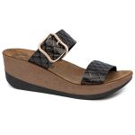 S5002 Fantasy Sandals Artemis Μαύρες Καλοκαιρινές Γυναικείες Πλατφόρμες