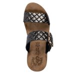 S5002 Fantasy Sandals Artemis Μαύρες Καλοκαιρινές Γυναικείες Πλατφόρμες - Image 4