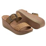 Fantasy Sandals Roxy Olivia S5013 Γυναικεία Δερμάτινα Flatforms Ανατομικά Comfort - Image 5