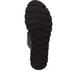 Γυναικεία δερμάτινη μαύρη πλατφόρμα Tamaris - Image 5