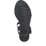 Γυναικεία πλατφόρμα μαύρη δερμάτινη Tamaris - Image 6