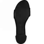 Γυναικεία μαύρα πέδιλα textile Tamaris - Image 5