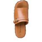 Tamaris Δερμάτινα Mules με Χοντρό Ψηλό Τακούνι σε Ταμπά Χρώμα 1-27129-38-311 - Image 6