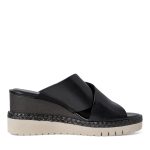 Γυναικεία μαύρη πλατφόρμα δερμάτινη Tamaris 1-1-27223-28-003