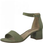 Γυναικεία πράσινα πέδιλα textile Tamaris - Image 4