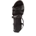 Γυναικεία σανδάλια μαύρα mix - Image 6