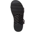 Γυναικεία σανδάλια textile Tamaris μαύρα - Image 5