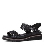 Γυναικεία σανδάλια Tamaris μαύρα mix - Image 4