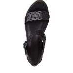 Γυναικεία σανδάλια Tamaris μαύρα mix - Image 6