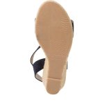 Γυναικεία σανδάλια Tamaris μπλε textile - Image 4