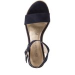 Γυναικεία σανδάλια Tamaris μπλε textile - Image 5