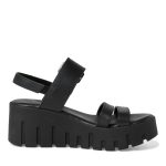 Tamaris Ανατομικές Καλοκαιρινές Γυναικείες Πλατφόρμες Μαύρες