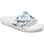 Crocs classic tie dye graphic slides white 206520-928 - Image 7