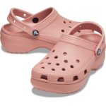 Crocs Classic Platform Clog Σαμπό Ροζ - Image 3