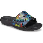 Crocs Classic Tie Dye Graphic Slide 206520-988 μαύρο - Image 4