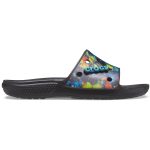 Crocs Classic Tie Dye Graphic Slide 206520-988 μαύρο