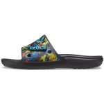 Crocs Classic Tie Dye Graphic Slide 206520-988 μαύρο - Image 3