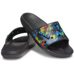 Crocs Classic Tie Dye Graphic Slide 206520-988 μαύρο - Image 5