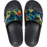 Crocs Classic Tie Dye Graphic Slide 206520-988 μαύρο - Image 6