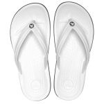 Crocs Crocband Flip Flops σε Λευκό Χρώμα 11033-100 - Image 6