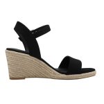 Γυναικεία σανδάλια Tamaris μαύρα textile