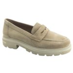 Ragazza Γυναικεία Loafers σε Μπεζ Χρώμα - Image 4