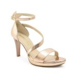 Ragazza Γυναικεία Πέδιλα από Λουστρίνι με Λεπτό Ψηλό Τακούνι σε Χαλκός Χρώμα - Image 5